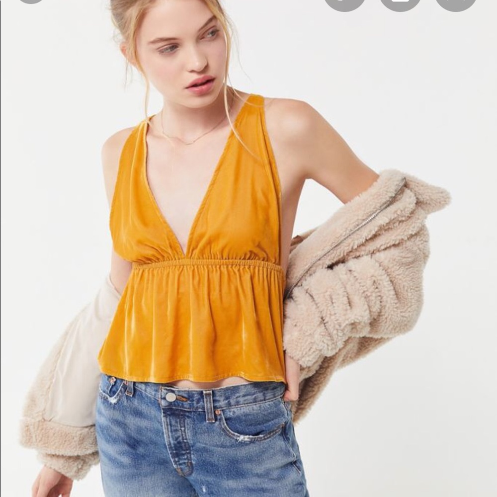 Urban Outfitters Yellow Tank top